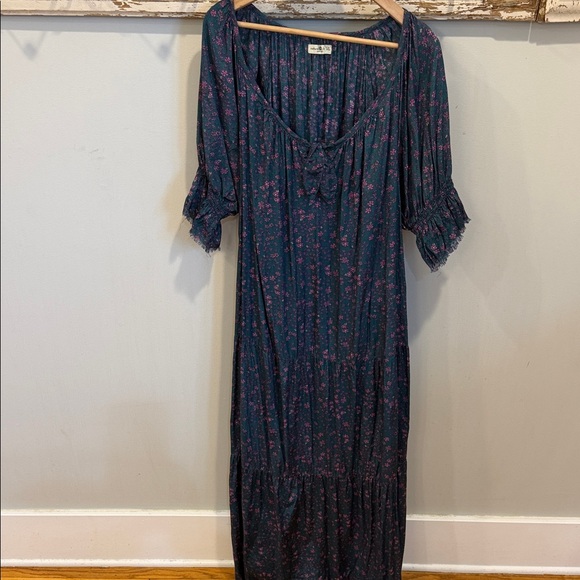 Natural Life Sienna Floral Maxi Dress Size L/XL - Picture 3 of 9